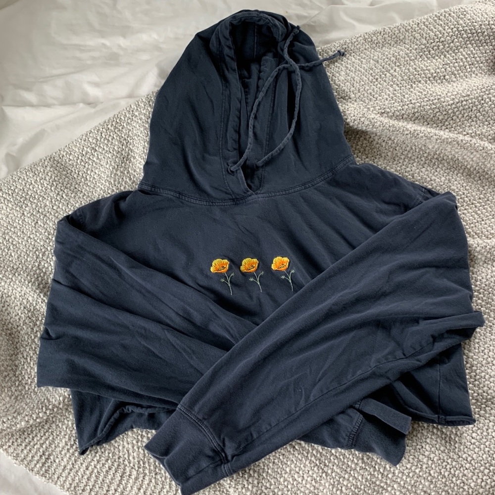 brandy melville cropped hoodie